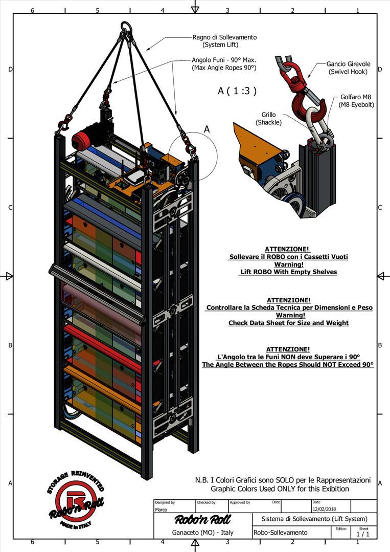 How to use cables to lift Robo